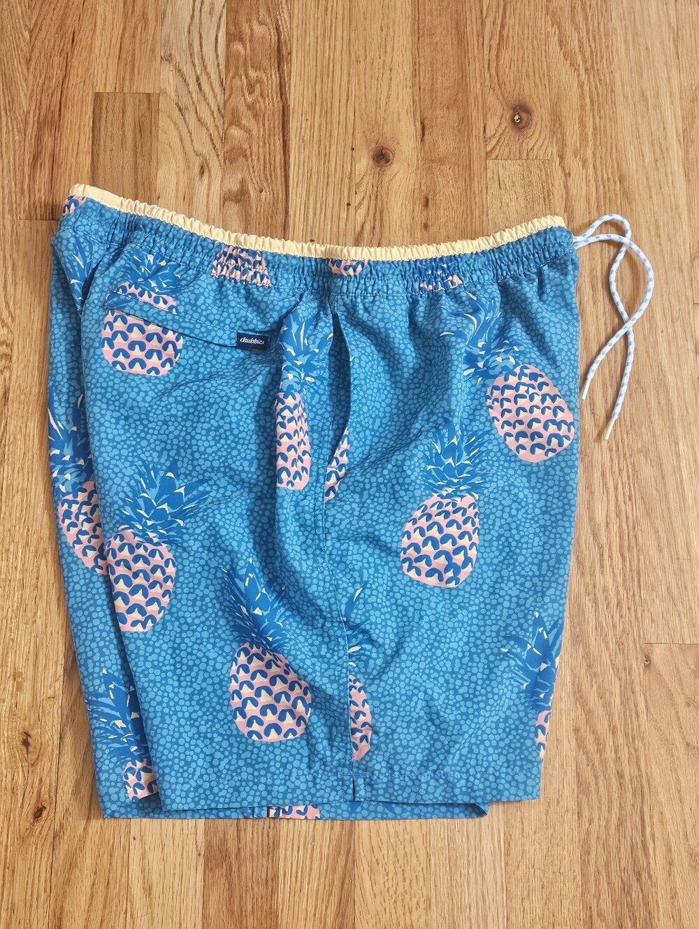 Chubbies Men's Pineapple Print Swim Trunks Size XXL